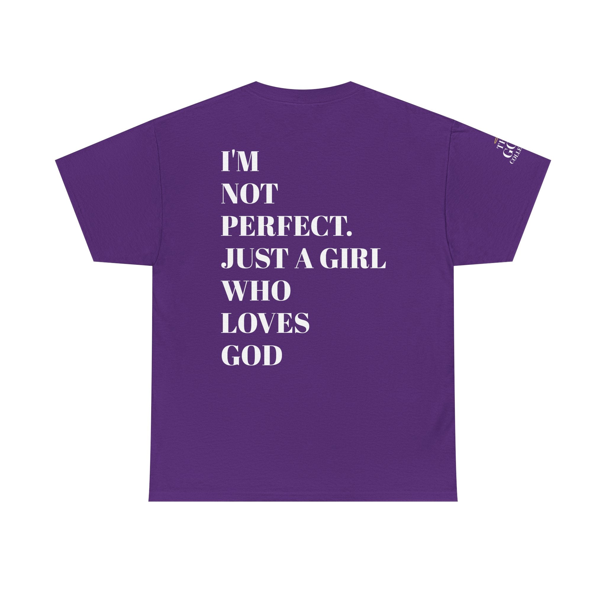 Just a girl who love God Heavy Cotton Tee