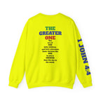 The God Collection sweatshirt | 1 John 4:4 scripture crewneck
