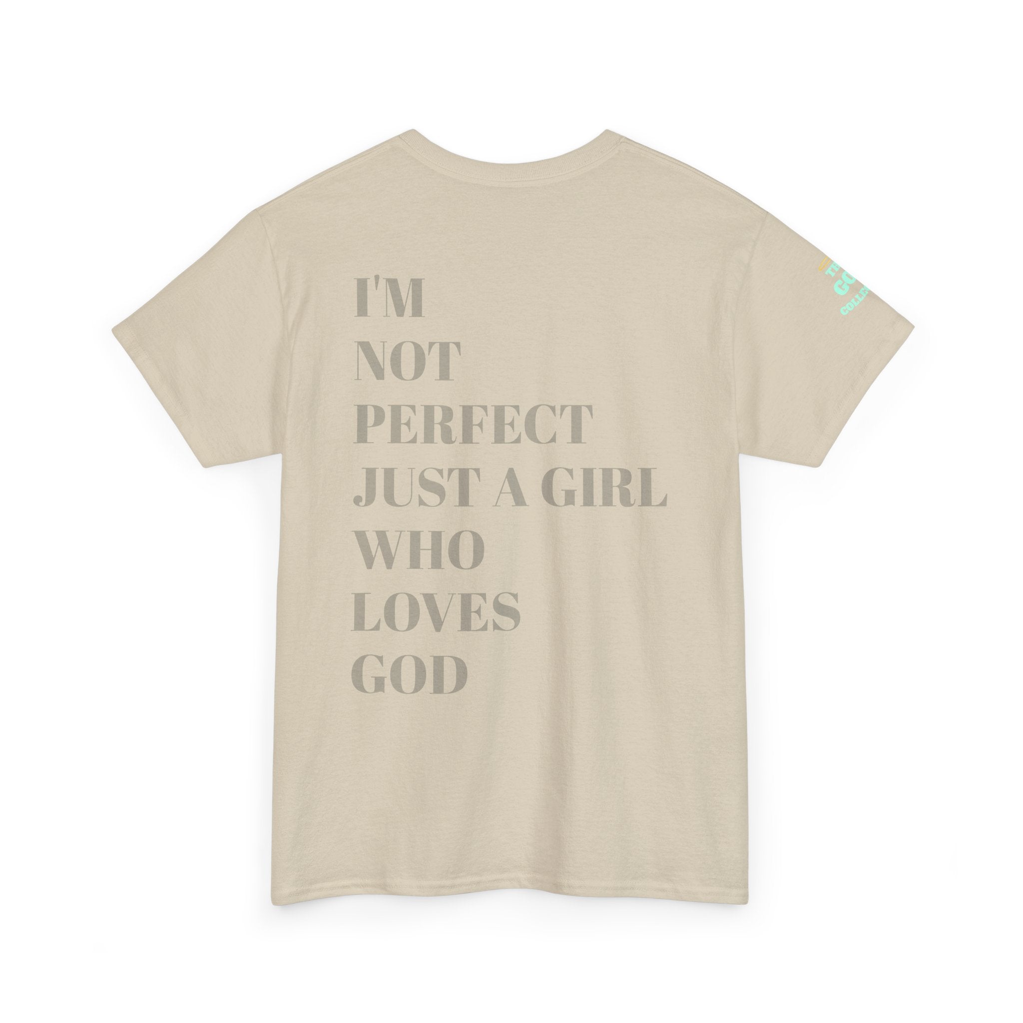 Just a girl who love God Heavy Cotton Tee