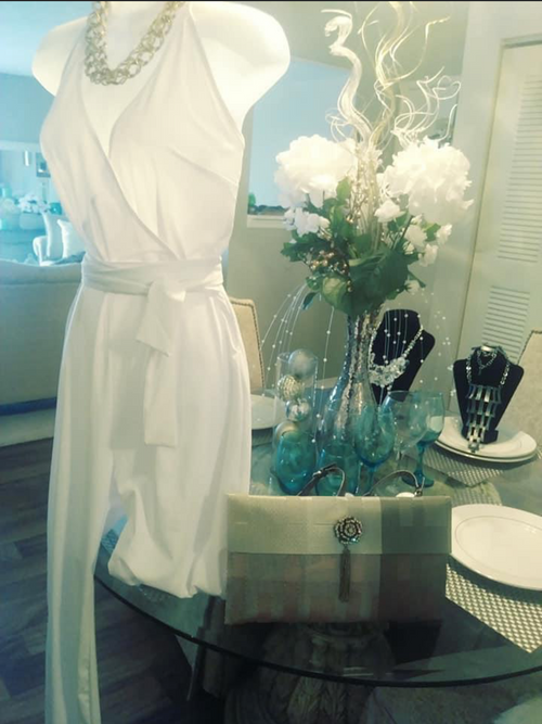 White jumpsuit