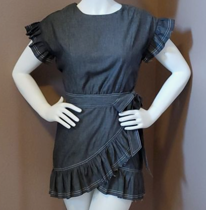 Short Chambray Dress