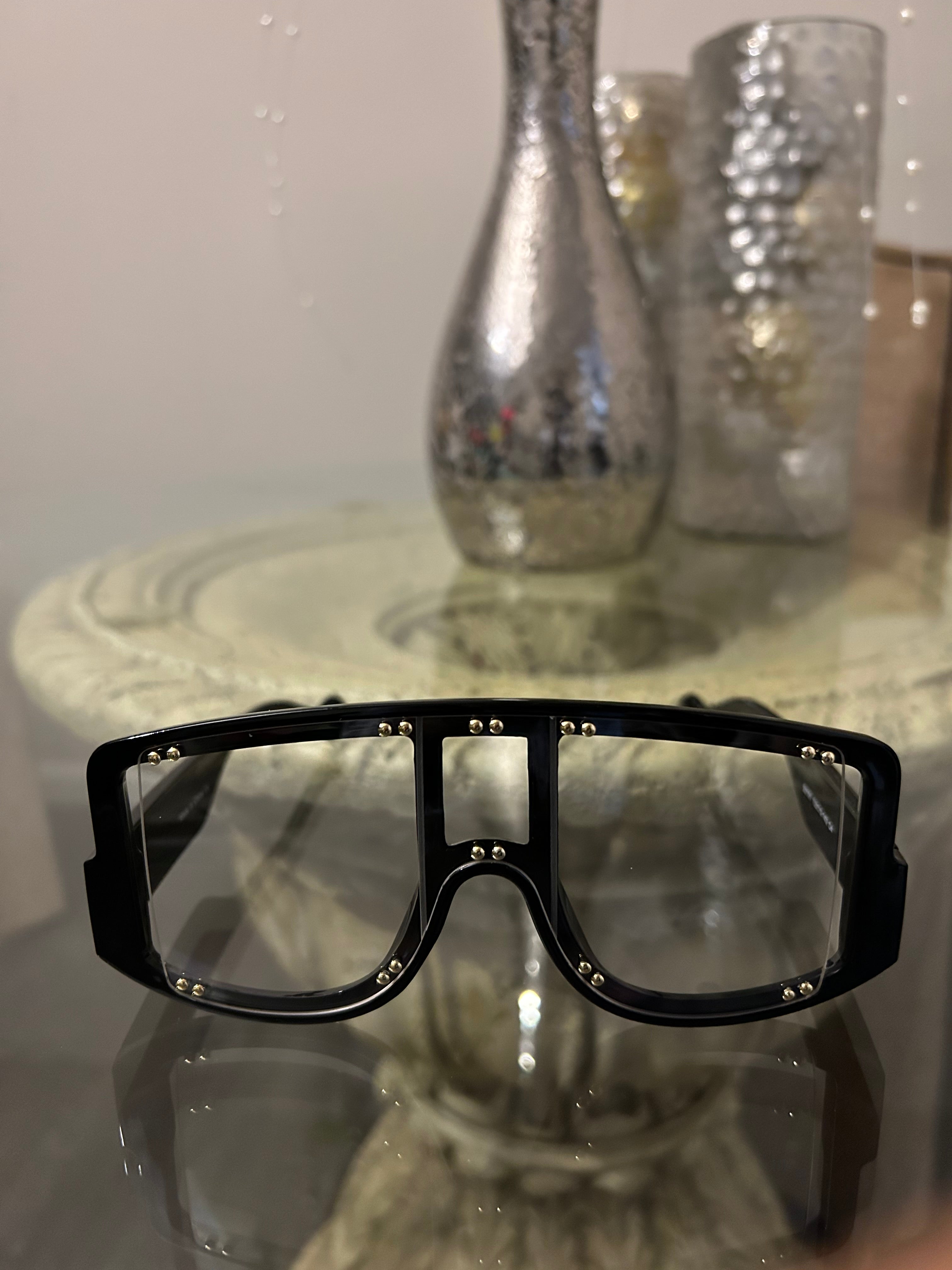 Artisan Shield Beaded Statement Shades