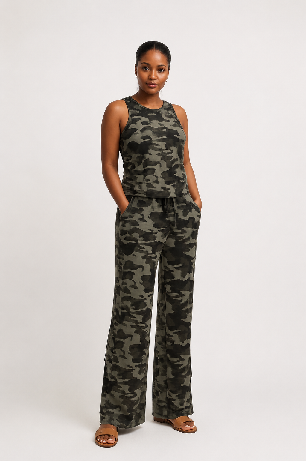 Camouflage jumpsuit