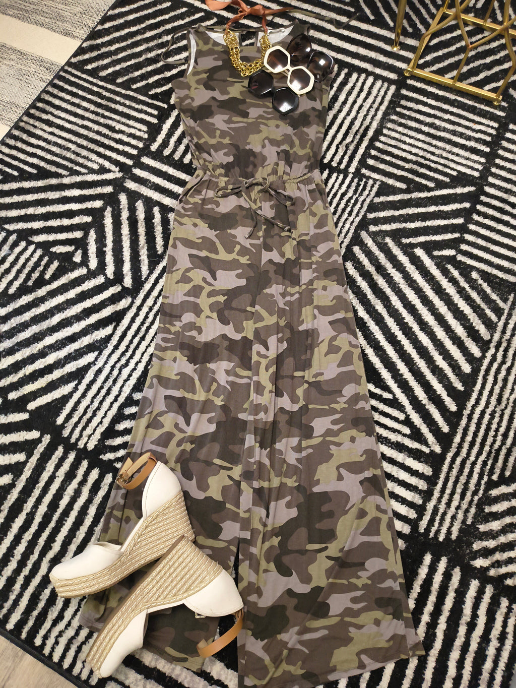 Camouflage jumpsuit