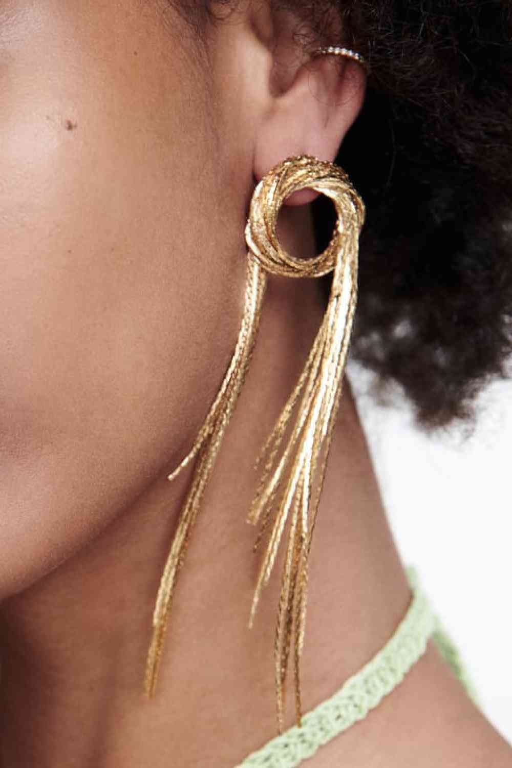 Fringed Around Earrings