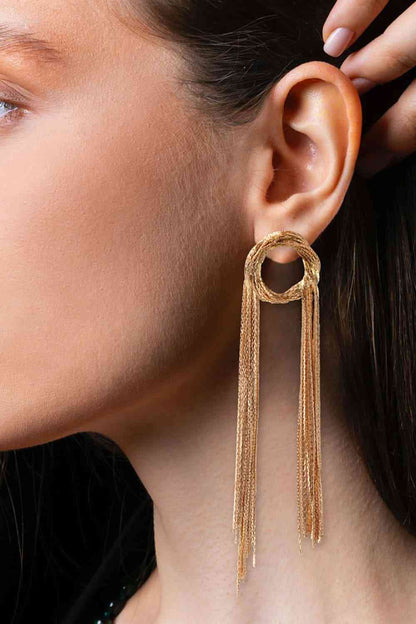 Fringed Around Earrings